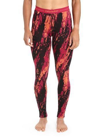 Cherry / Flash Icebreaker Merino 250 Vertex Sedimentary Women's Leggings | AU 1529XYUF